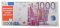 Banknote 60g - 1,000 Euro - advertisement