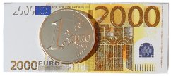 Mince 1 Kč na kartě 4g - 2.000 Euro