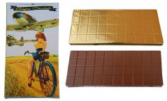 Čokoláda 450g (mléčná) - žena na kole
