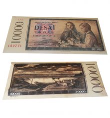 Bankovka 60g - 10.000 Kčs