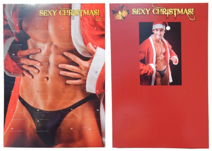 Erotický adventní kalendář A4 50g Muž