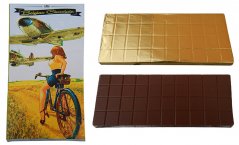 Čokoláda 450g (hořká) - žena na kole