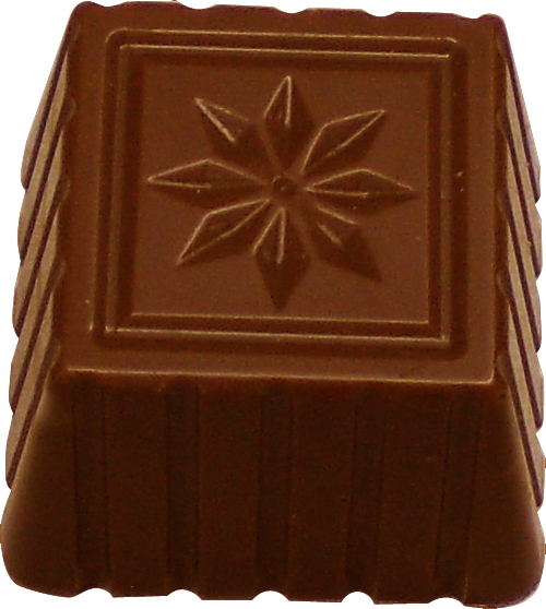 Belgická pralinka 12g - vlašský ořech - Vyberte variantu produktu ( Belgická pralinka ): hořká čokoláda