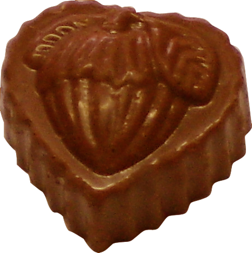 Belgická pralinka 10g - lískový ořech - Vyberte variantu produktu ( Belgická pralinka ): hořká čokoláda