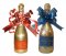 Chocolate Bottle of champagne 250g with bow