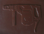 Chocolate Bar with engraved Drilling machine 380g
