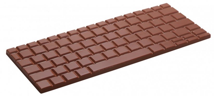 Notebook With Chocolate Keyboard 200g - Personalised Design