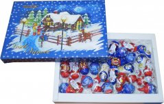 Christmas hollow figures in a box 400g