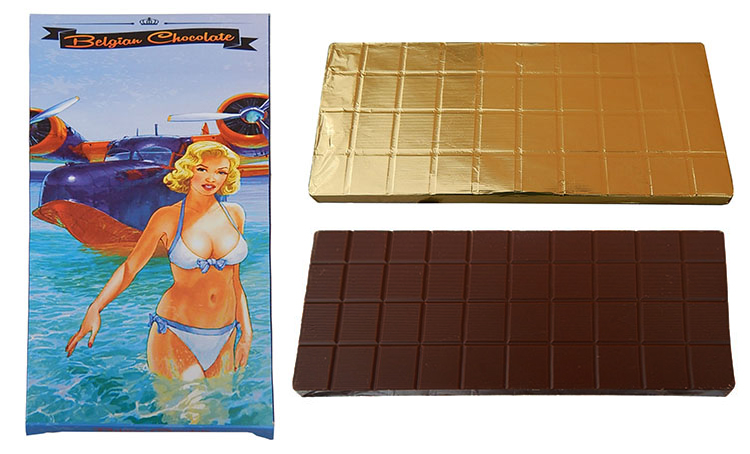 Čokoláda 450g (hořká) - žena ve vodě
