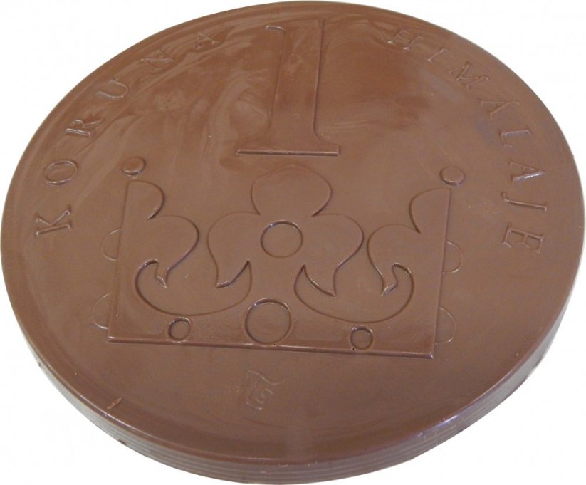 Čokoládová medaile 1 kg - Koruna
