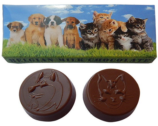 Čokoládka 17g v krabičce -Zvířata