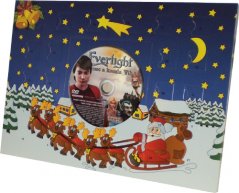 Adventní kalendář A4 50g Santa s CD - PC hra Everlight