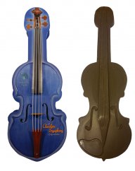 Čokoládové housle 200g - Modré